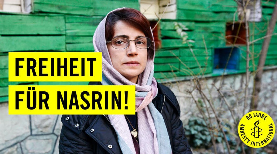 die iranische Menschenrechtsanwältin Nasrin Sotoudeh